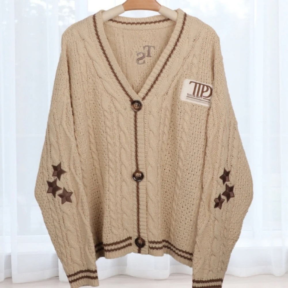 Taylor Swift Cardigan - Oversized Knit Sweater